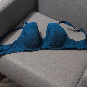 Teal 32DDD Bare Necessities Bra